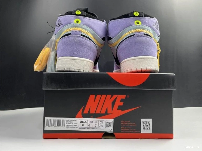 Cheap CW6576-500 Switch Pulse High Purple Jordan 1 0713